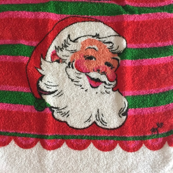 80s Santa-Snowman Towel - Picture 8 of 8